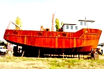 Unfinished fishing vessel