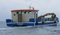 16M FISH FARM CATAMARAN WITH CRANE