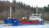 74.94m Cargo Vessel - Self-Discharger Volvo Excavator